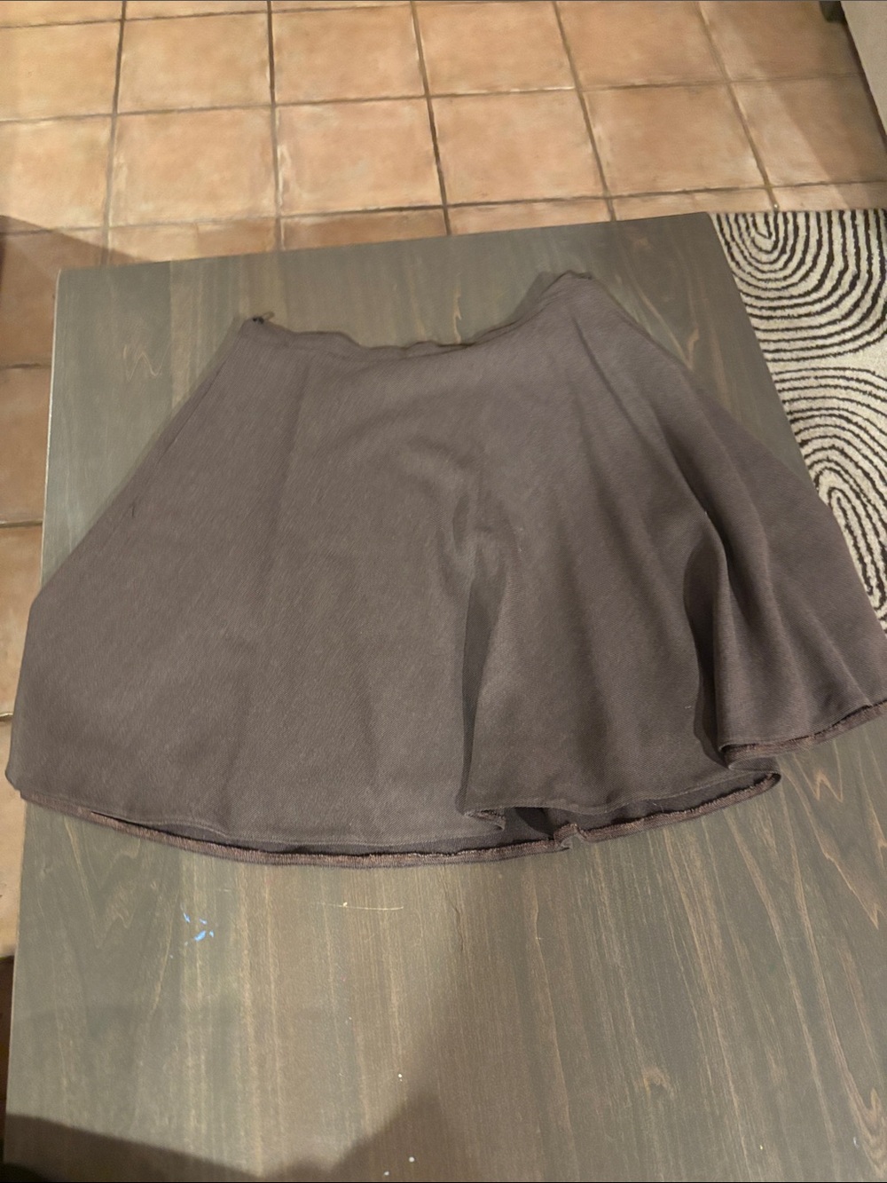 Paul Stuart Brown Circle Skirt